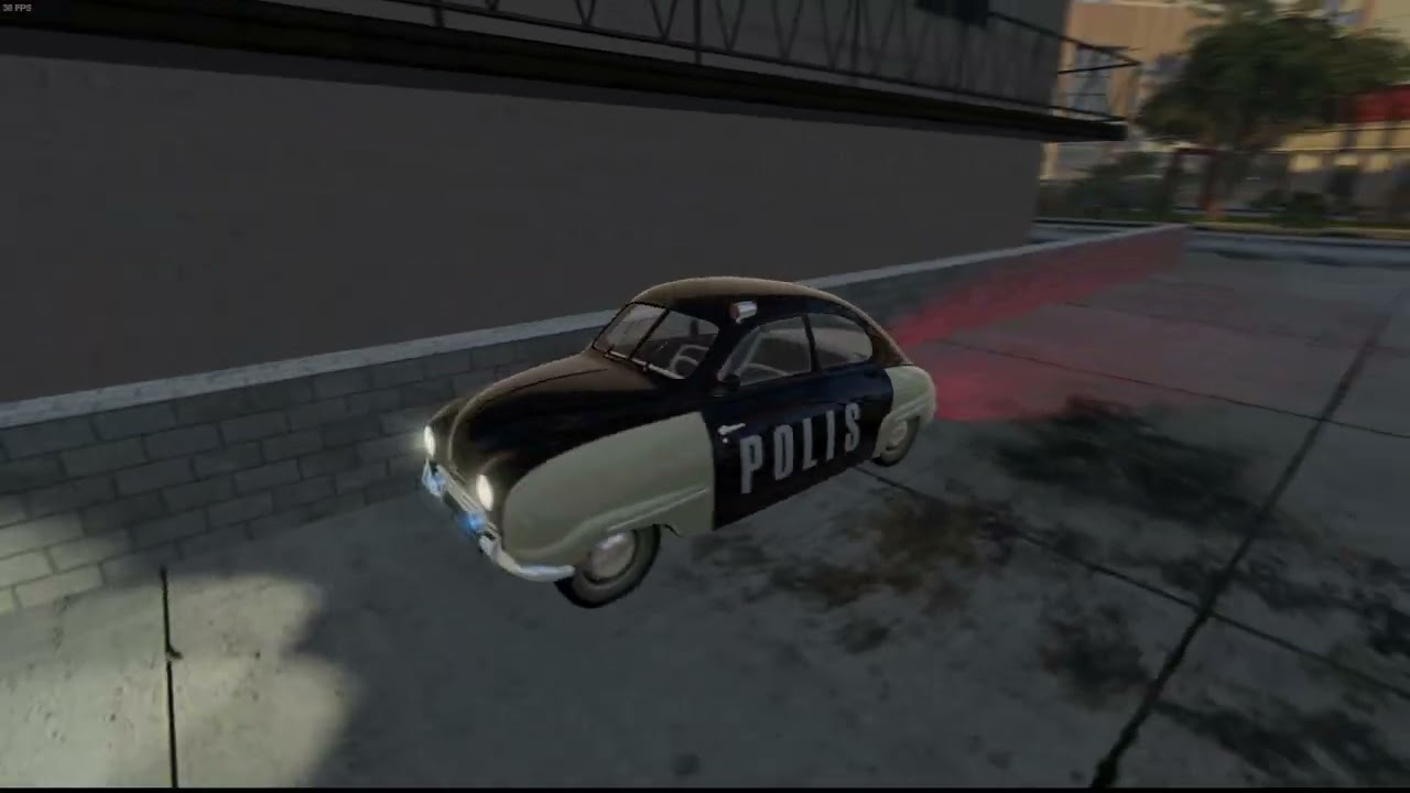 Saab 92 - cold start, choke, working wipers, ...