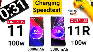 Oneplus 11r vs Oneplus 11 Charging Speedtest Comparison which is Best 🔥🔥🔥