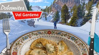 Skiing ⛷️ Val Gardena On a Silver Plate - a Dolomites best: An honest guide & review ❄️#ski #winter