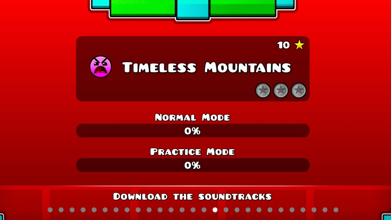 Timeless Mountains by Leplooper (3 coins) Geometry Jump.