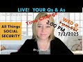 Time Change!  For Tomorrow's LIVESTREAM!  3  pm due to Family Need! JOIN ME AT 3 pm for all Q&amp;As