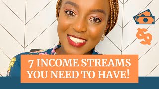 THE 7 INCOME STREAMS THAT WILL SKYROCKET YOU TO FINANCIAL FREEDOM