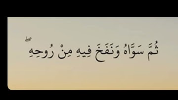 الذي أحسن كلَّ شيءٍ خلقه وبدأ خلق الإنسان من طين🌺❣️تلاوة جميلة لفضيلة القارئ الشيخ إسلام صبحي ❣️🌺