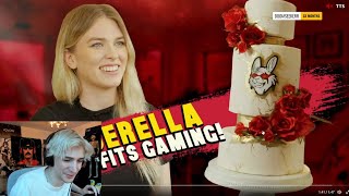 xQc reacts to QTCinderella joining Misfits Gaming