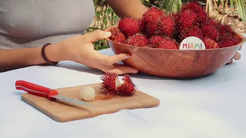 How do you know when a rambutan is ripe?
