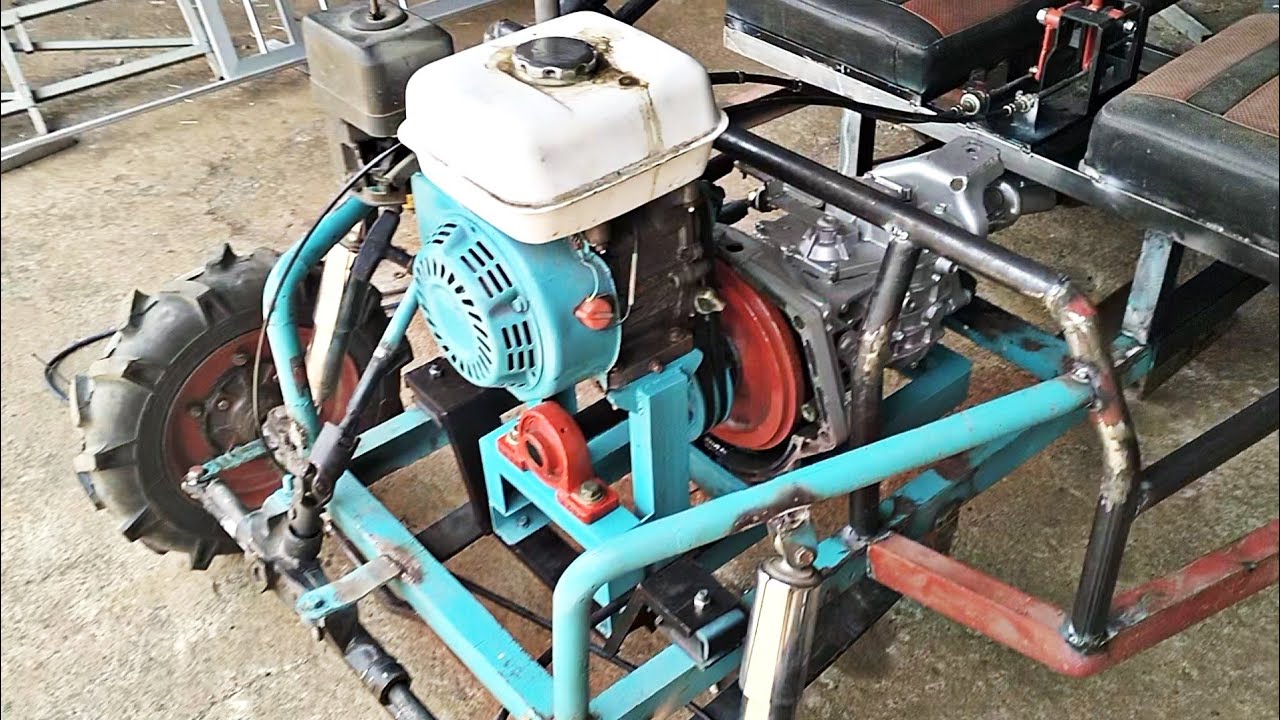 MENGHUBUNGKAN MESIN HONDA GX 160 KE TRANSMISI MOBIL