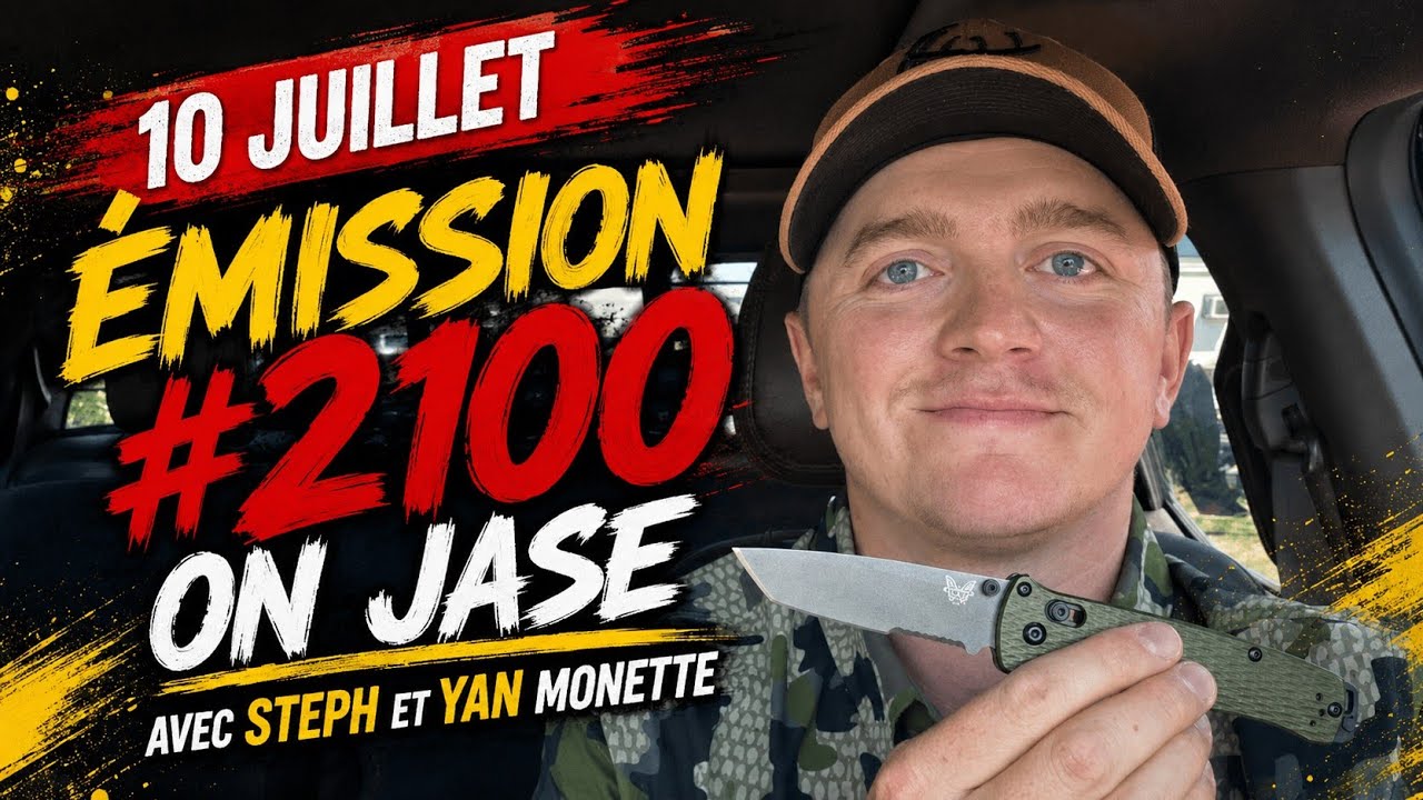 10 juillet émission #2100 ON JASE avec Steph et Yan Monette