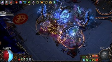 Path of Exile 3.8 Necromancer. Cortex boss fight
