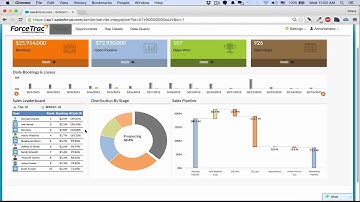 ForceTrac -  MicroStrategy Analytics for SalesForce w D3 Charts