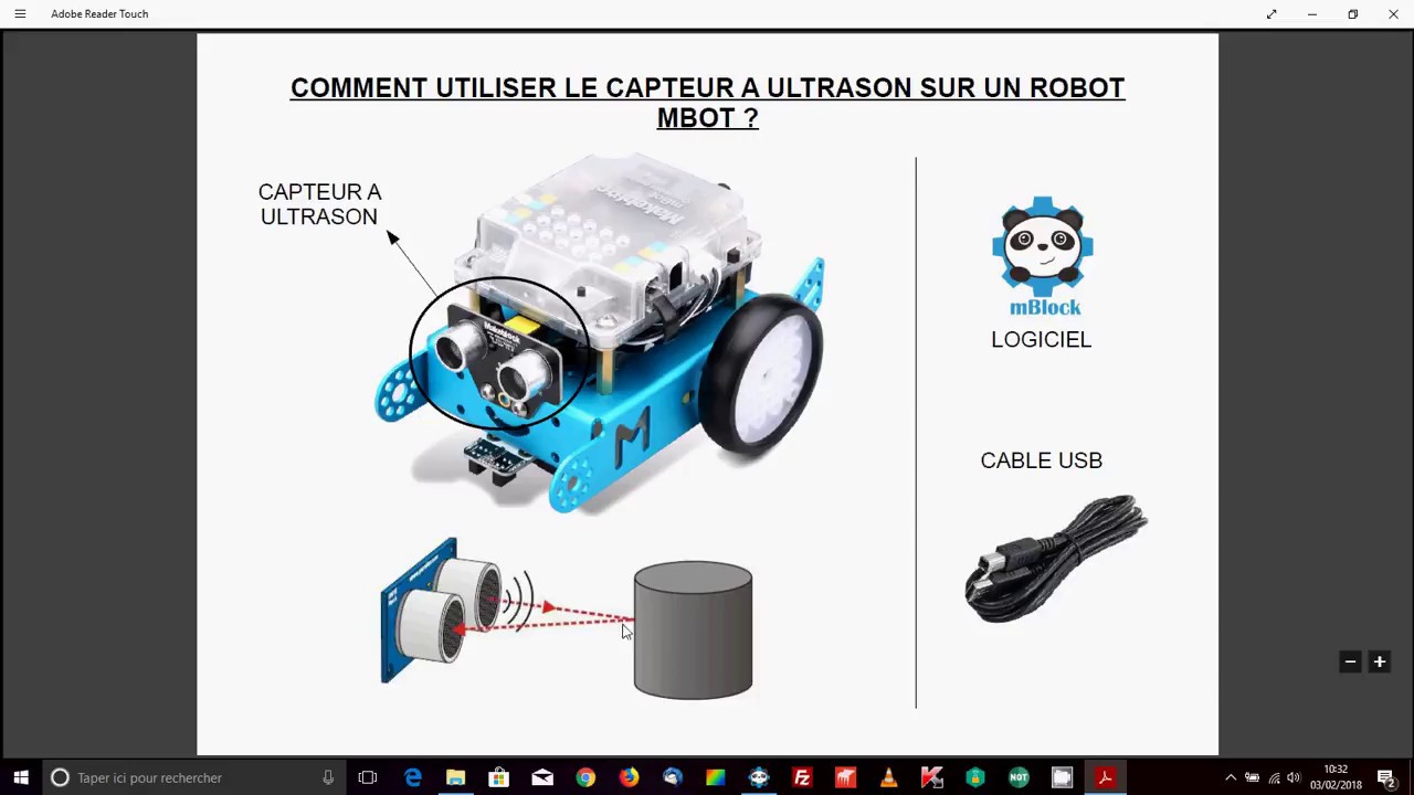 Vidéo 0 - mBot et capteur à ultrason - YouTube