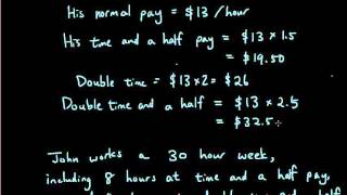 Income lesson 4 - Working overtime