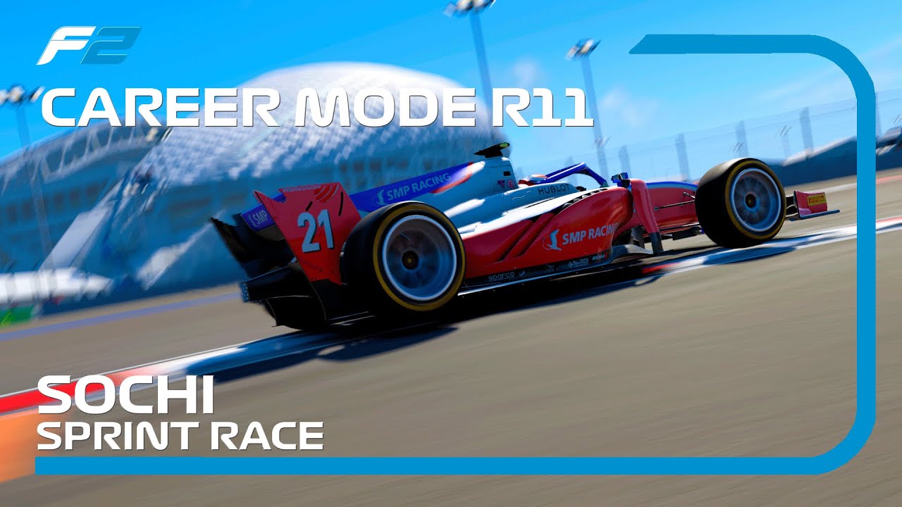 F1 2021 Career Mode #22 - F2 Sochi Sprint Race [100% Race + Cockpit + No HUD]