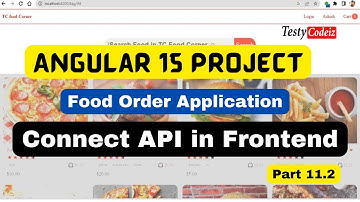 Angular 15 Food order Application project from scratch, Connecting API in Angular with HttpClient,