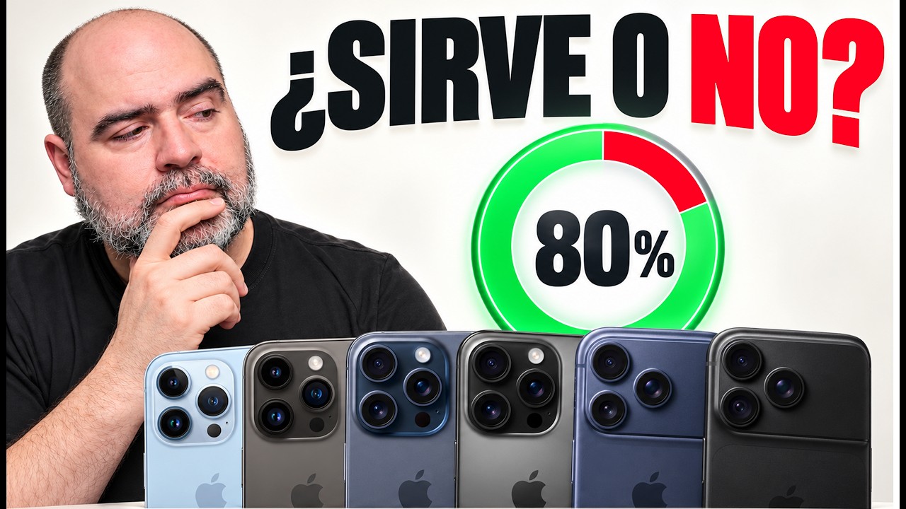 ¿Cargar al 80% sirve? Esto pasó con mis últimos 6 iPhones