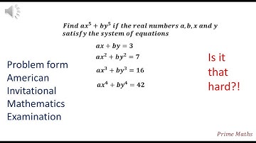 Problem form American Invitational Mathematics Examination: Can you solve it?