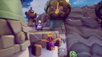 Sunny Beach without climbing Spyro 2 Ripto