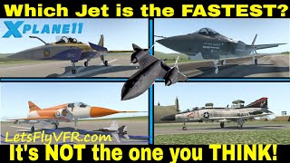 My Top 5 Fastest Military Jets for X Plane 11 | You Wont Pick the FASTEST ONE!