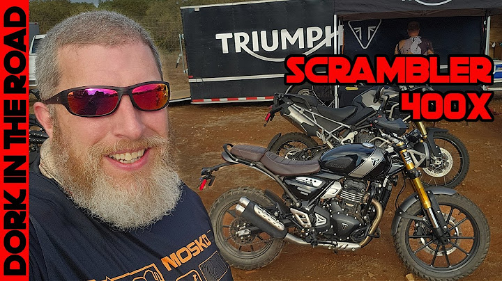 Triumph Scrambler 400X On and Off Road Test Ride and First Impressions (In Texas!)
