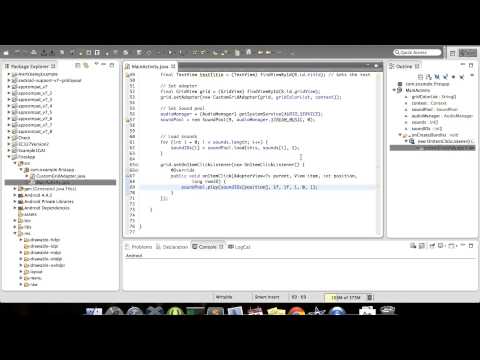 20: Changing the Click Listener for GridView