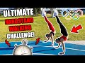 ACRO GYMNASTICS Handstand Race!!! Twin Vs Twin!