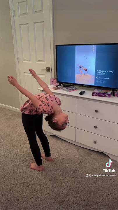 Anna McNulty challenge practice, backbend