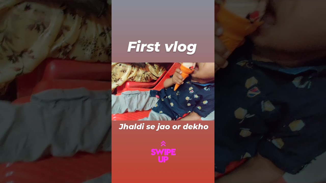 first vlog channel vicky karma