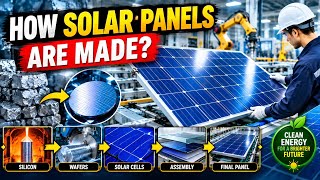 How Solar Panels Are Made ☀️ | Inside a High-Tech Solar Panel Factory | Full Manufacturing Process