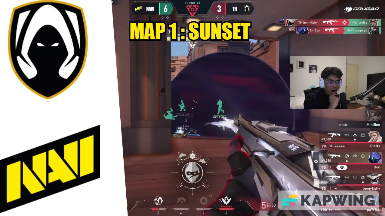 Curry reacts to TH vs NAVI | GAME 1 | VCT EMEA 2024 |