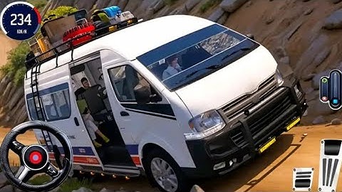 Van Driving Game Van Game 2025 - Real Offroad Mini Bus Driving - Bus Game Android Gameplay