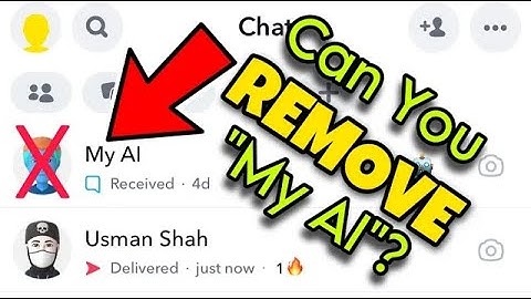 Remove "My AI" feature from Your Snapchat Account | Is it Possible?