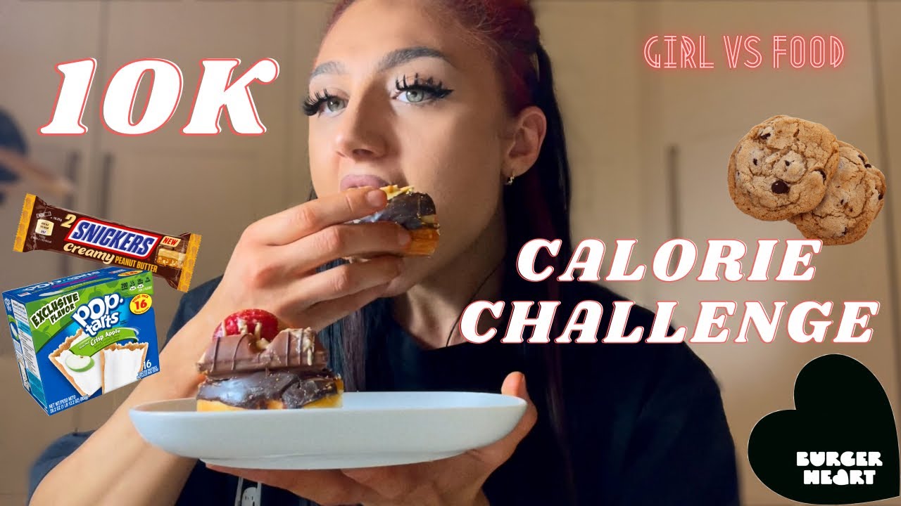 FITGIRL CHEAT DAY 10.000 CALORIE CHALLENGE GIRL VS FOOD YouTube