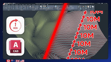 AutoCAD - Separate Major and Minor Contour Lines in 1 Minute (Free Script + 3D File)