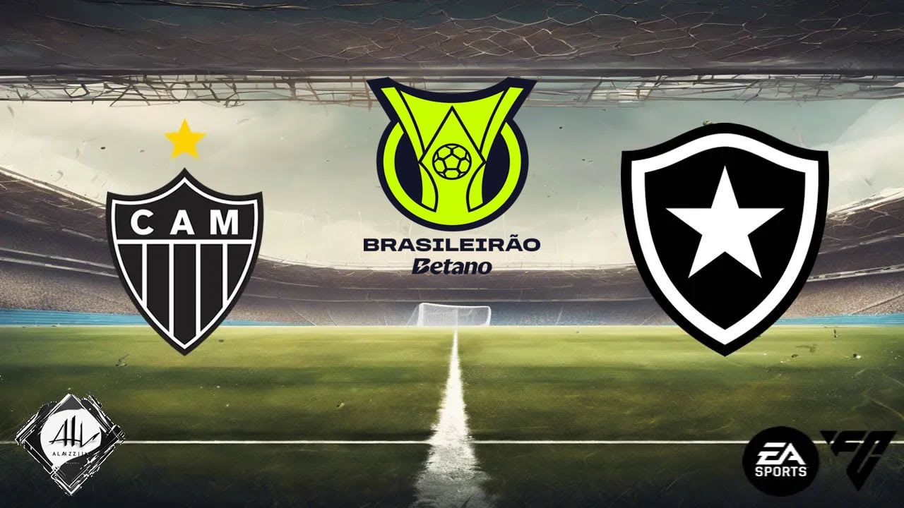 Atlético-MG x Botafogo - 34 rodada Brasileirão 2024 - EA FC - YouTube