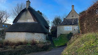 A Picture-Perfect Village Walk - Early Morning In Winson England