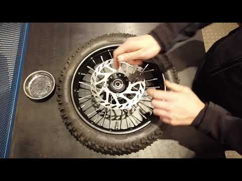 Снятие тормозного диска BUTCH X1 X2 brake disc taking off