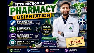 Pharmacy Orientation | Scope, Branches & Role of Pharmacists Drug PHARMACUITICS For 1st Year PharmD