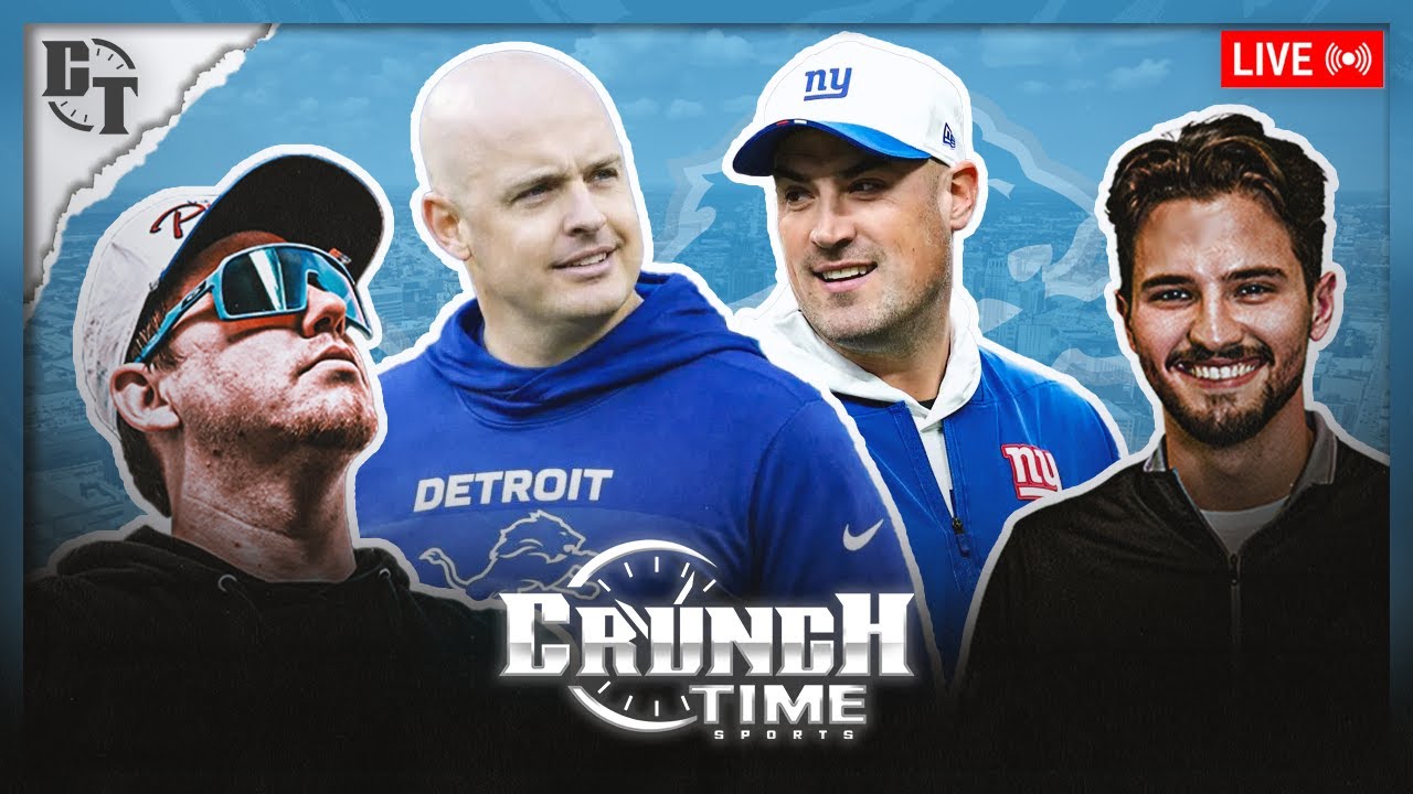 Detroit Lions ANNOUNCE Coaching Staff Roles & NFL Draft News!  | Crunch Time Sports Show