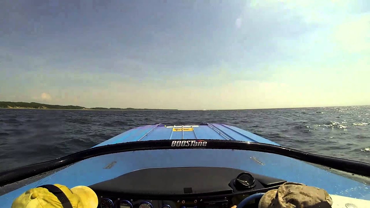 Lake Michigan rough water BOOSTane Cougar YouTube
