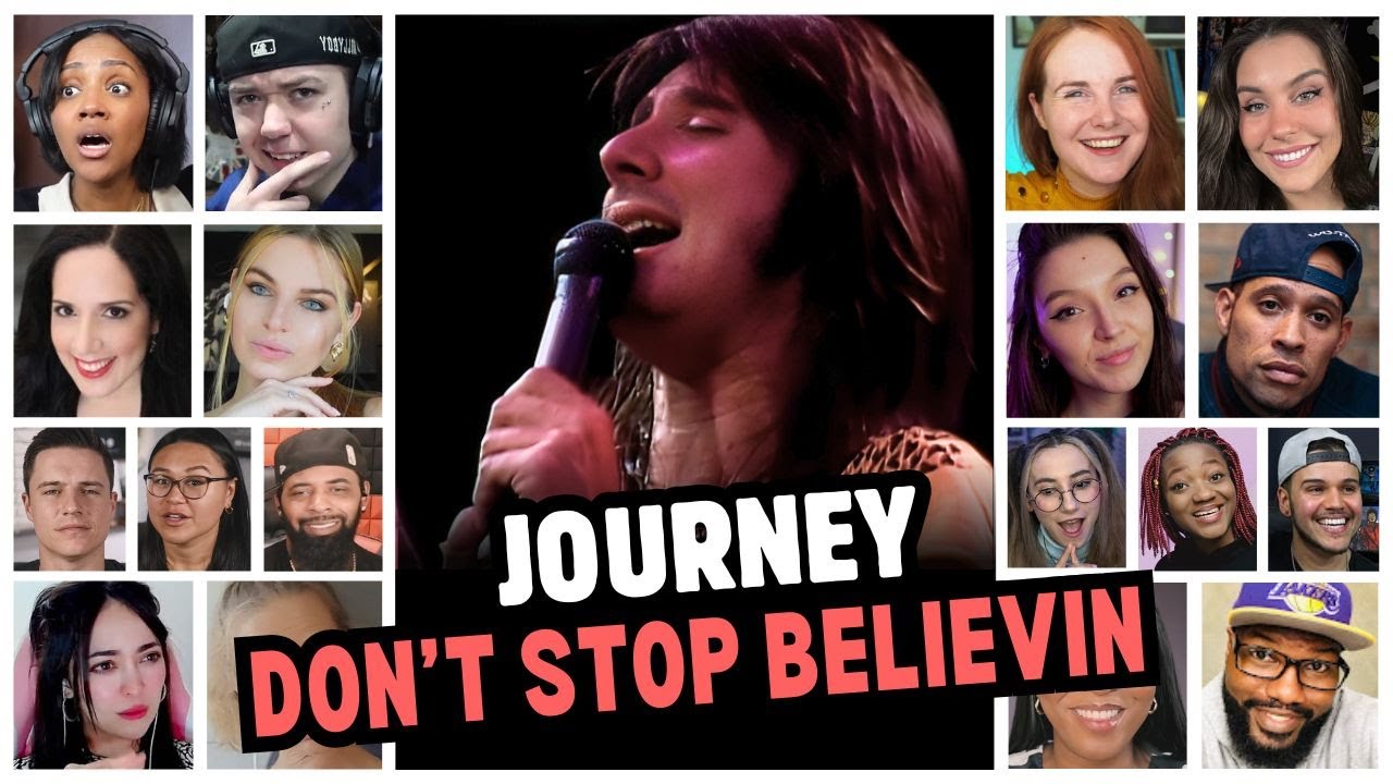 Journey - Don't Stop Believin (1981 Live Houston) Reaction Compilation