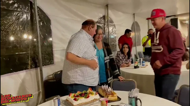 As celebramos el cumpleaos de Don Heraclio anoche ...