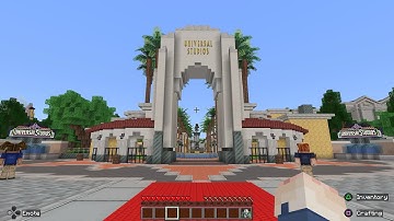 Universal Studios Minecraft Experience DLC Full Upper Lot Walkthrough