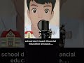 (episode 3)School doesn't focus on financial education as it creating employees over entrepreneurs.