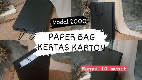 22 Cara Membuat Paper Bag untuk Murah dan Simpel