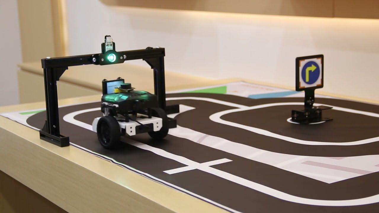 Mini AI Autonomous Driving KitGame Demonsration YouTube