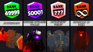 SKIBIDI TOILET BRAWL STARS RANK UP FROM WEAKEST TO STRONGEST (EP 1- 77) IN 7 MINUTES