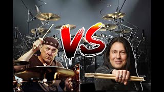 Neil Peart VS Mike Mangini - Drum Battle