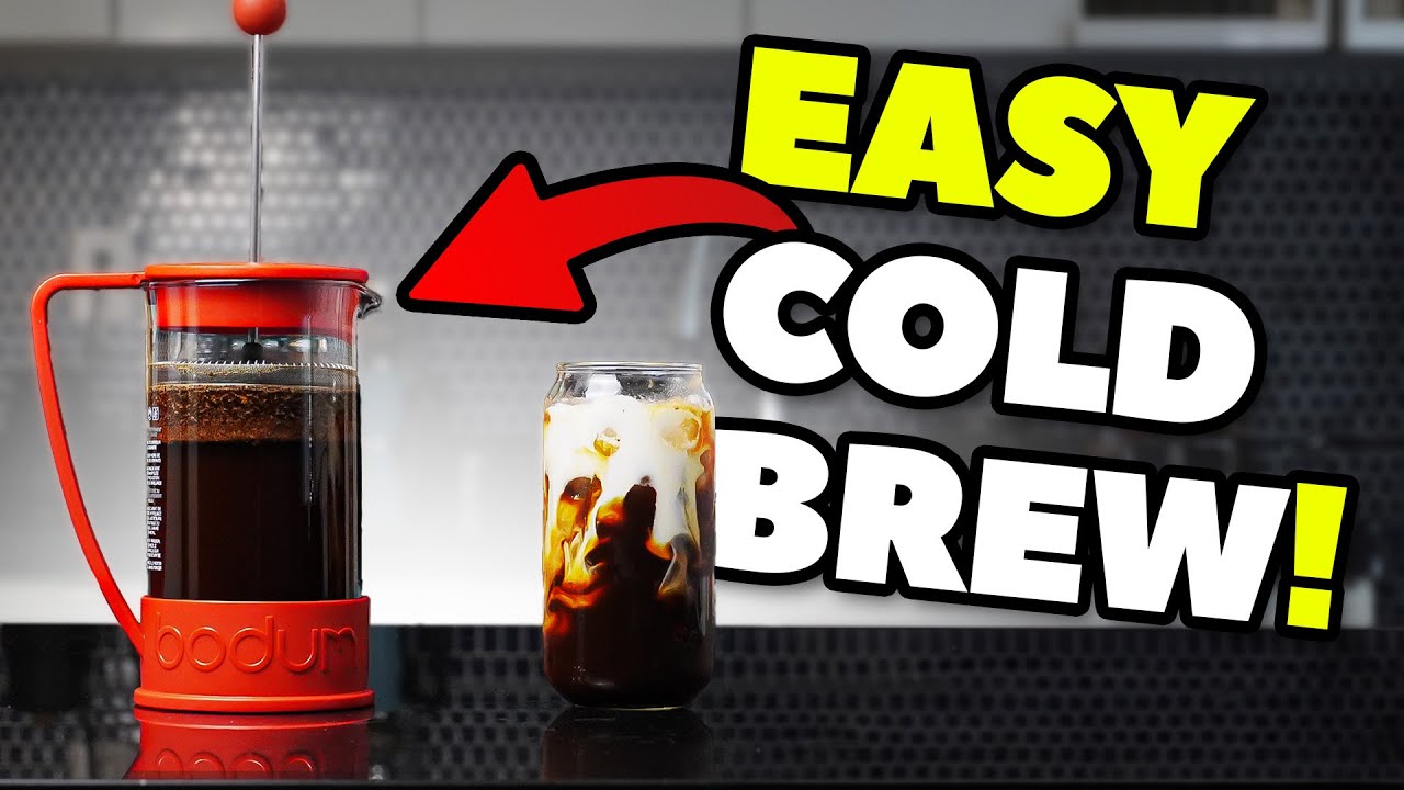 How To Make COLD BREW COFFEE At Home With A FRENCH PRESS! [BEST RECIPE ...
