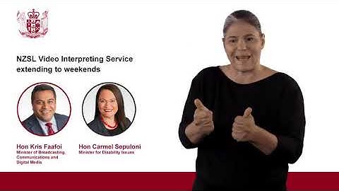 NZSL Video Interpreting Service Extending to weekends