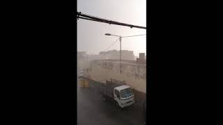 LLUVIA Y VIENTO RACHEADO EN TELDE