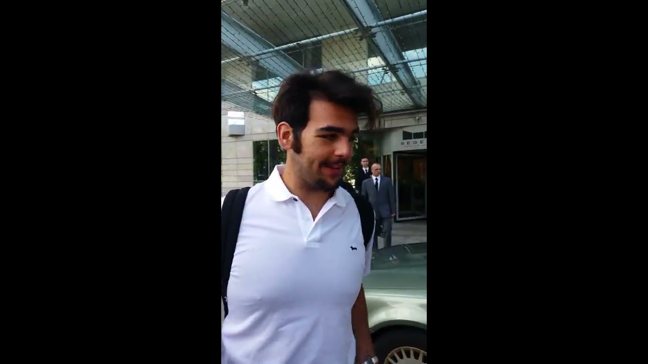 Ignazio is leaving Warsaw & saying 
